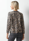 Leopard Sweater - Charcoal