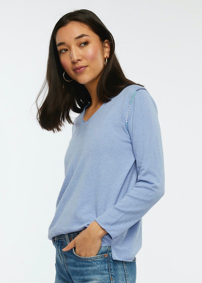 Blueberry V Sweater
