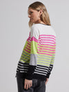 Neon Stripe Sweater