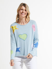 Blue Star Sweater