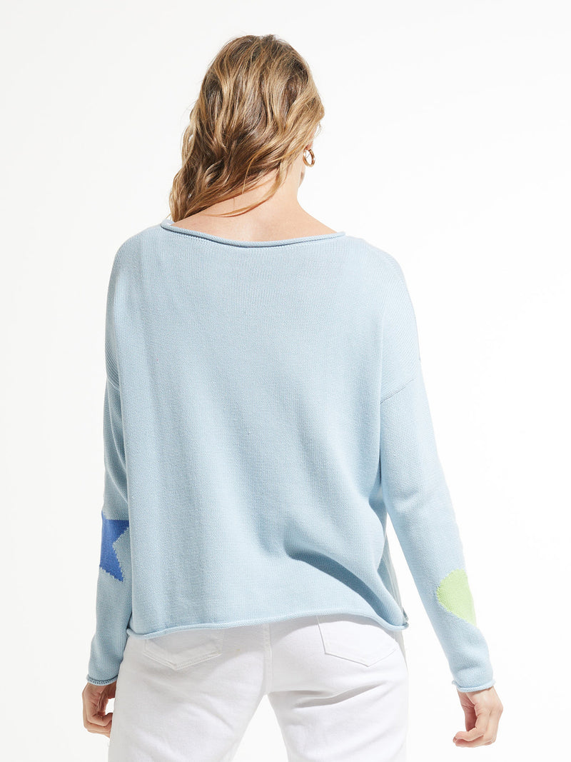 Blue Star Sweater