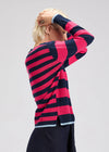 Navy & Pink Stripe Crew ZAKET & PLOVER