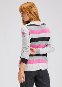 Grey Stars & Stripes Sweater ZAKET & PLOVER