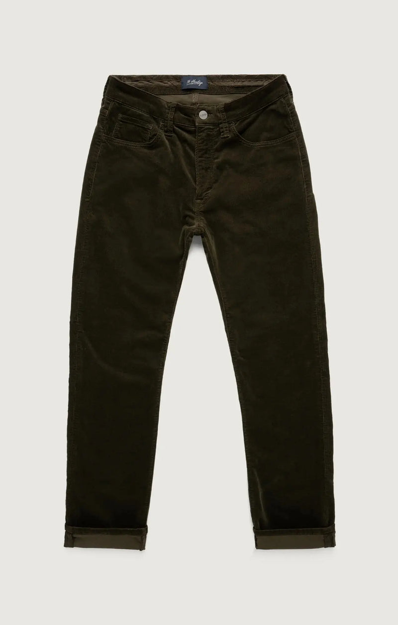 Relaxed Straight Corduroy Pants - Fern Cord 34 Heritage