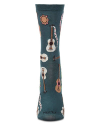 Folk Guitars Ladies Bamboo Crew: Teal / 9-11
