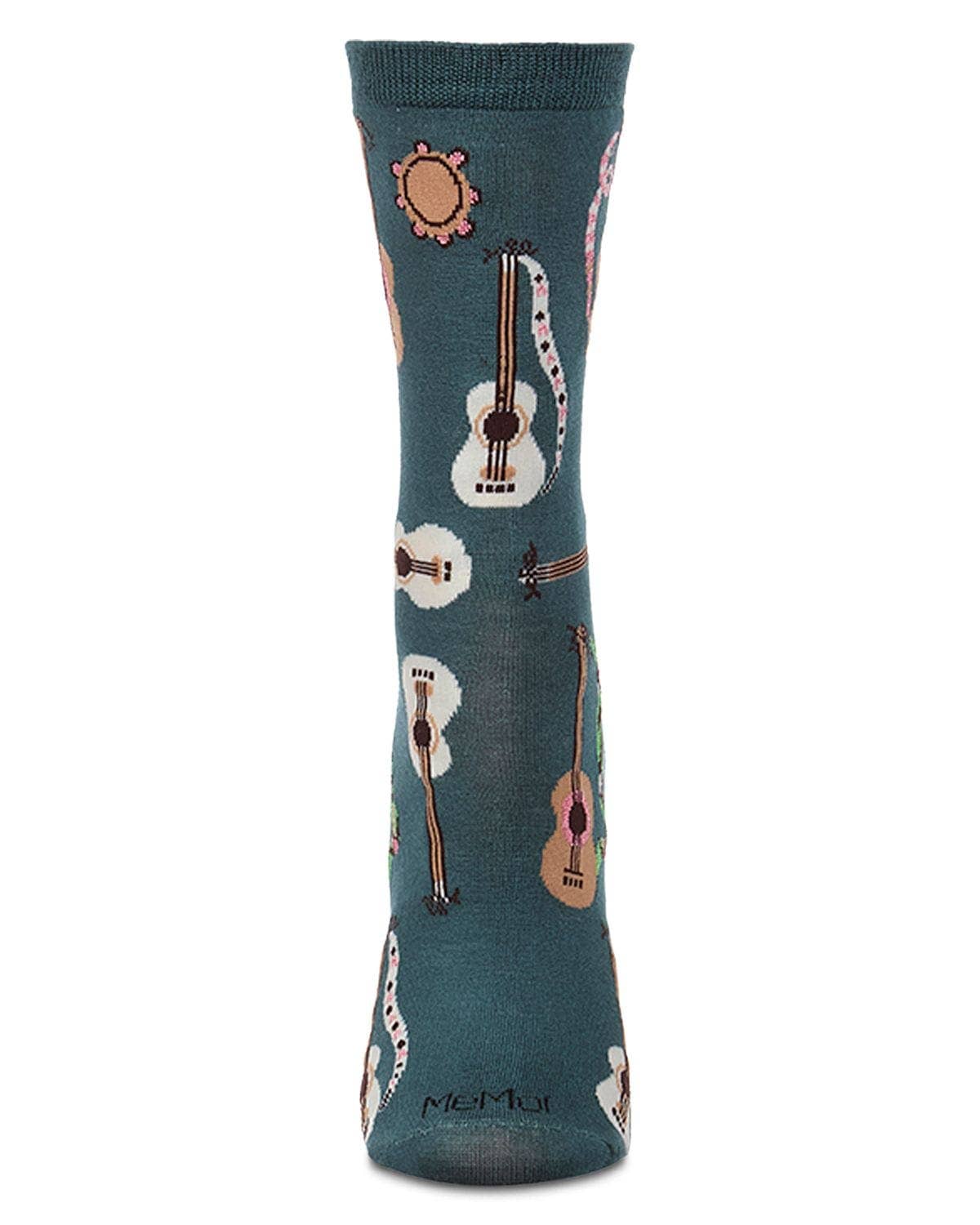 Folk Guitars Ladies Bamboo Crew: Teal / 9-11