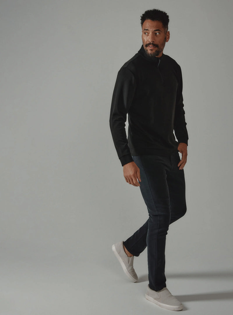 Rev Quarter Zip - Black 7 Diamonds