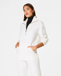 AirEssentials Luxe Half Zip Tunic - Powder