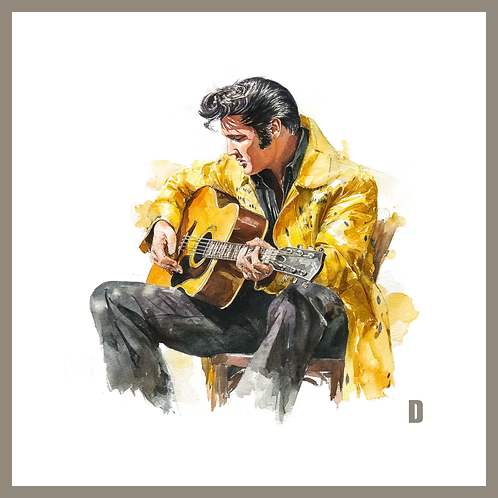 Elvis Pocket Square