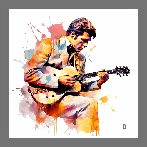 Elvis Pocket Square DORO