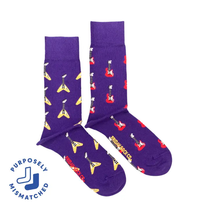 Electric Guitar Mid-Calf Socks