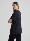 Leighton Boyfriend Tee - Black