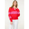 Collared Colorblock Sweater THML