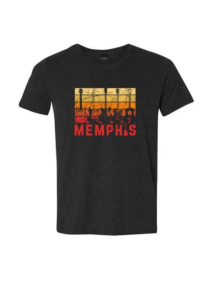 Memphis Guitar Sunset Tee