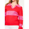 Collared Colorblock Sweater THML