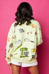 Neon Green Baking Icon Sweatshirt