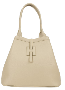 Harper Oversized H Tote - Beige