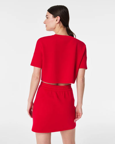 AirEssentials Cropped Pocket Tee - Spanx Red