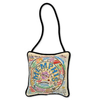 Memphis Mini Pillow Ornament Catstudio