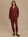 Hawley Half-Zip Sweat - New Maroon VARLEY