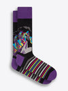 ELVIS MID-CALF SOCKS Black