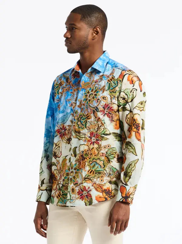 Limited Edition Wonderinblossom Sport Shirt Robert Graham