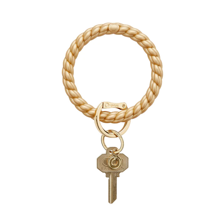 Silicone Big O® Key Ring - Braided (5 Colors)