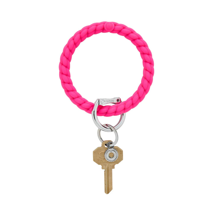 Silicone Big O® Key Ring - Braided (5 Colors)