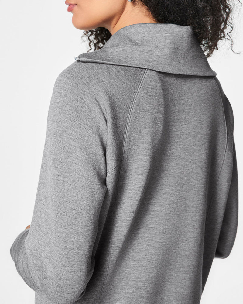 AirEssentials Half Zip - Medium Heather Grey