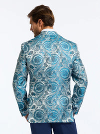 LIMITED EDITION AQUA BLOOM BLAZER