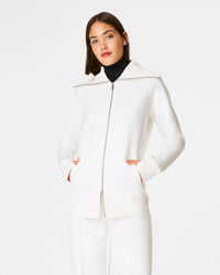 AirEssentials Luxe Full Zip Tunic - Powder