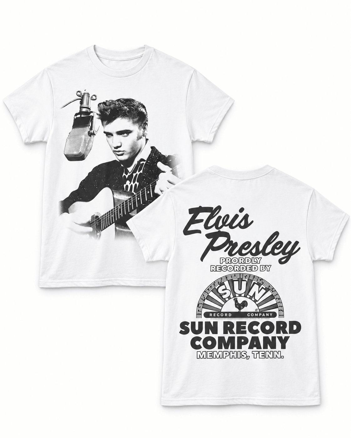 Elvis Sun Records - Proudly Recorded Tee