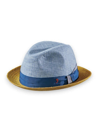 Pop's Fedora Linen Hat