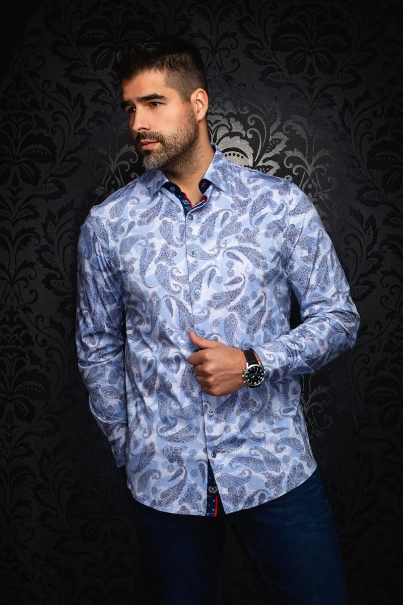 Vesper White Sport Shirt Au Noir