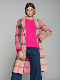 Wool Mix Knitted Coat