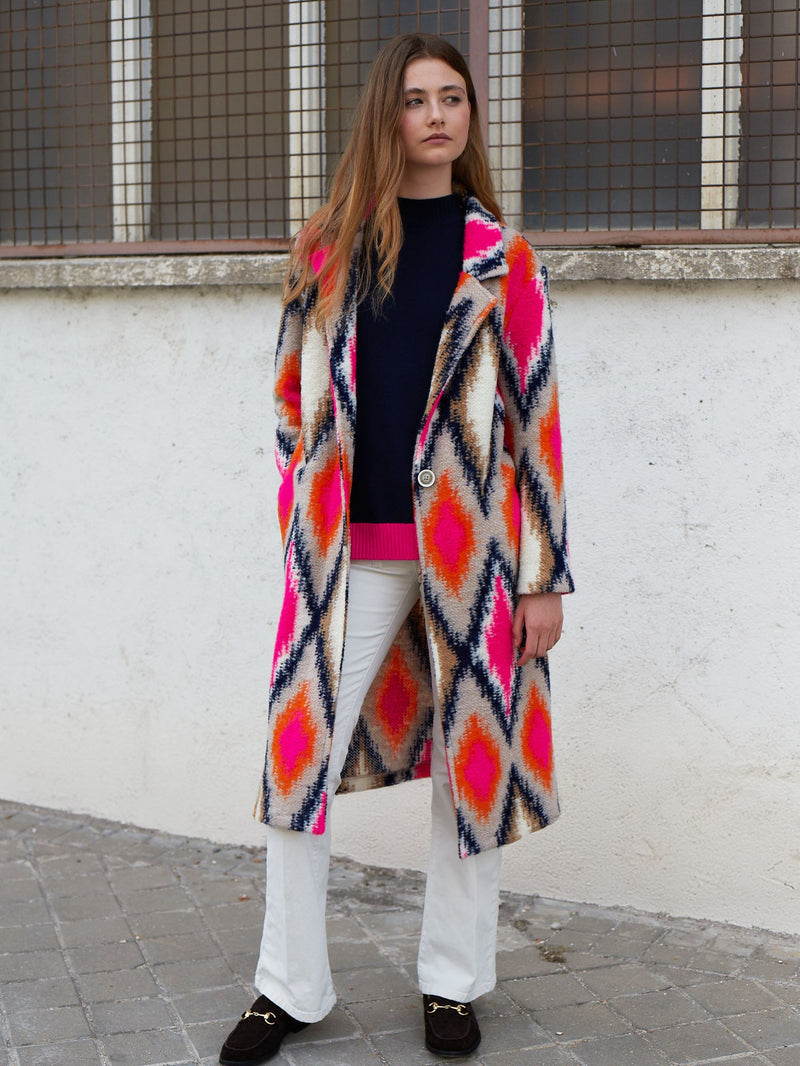 Ikat Lana Coat