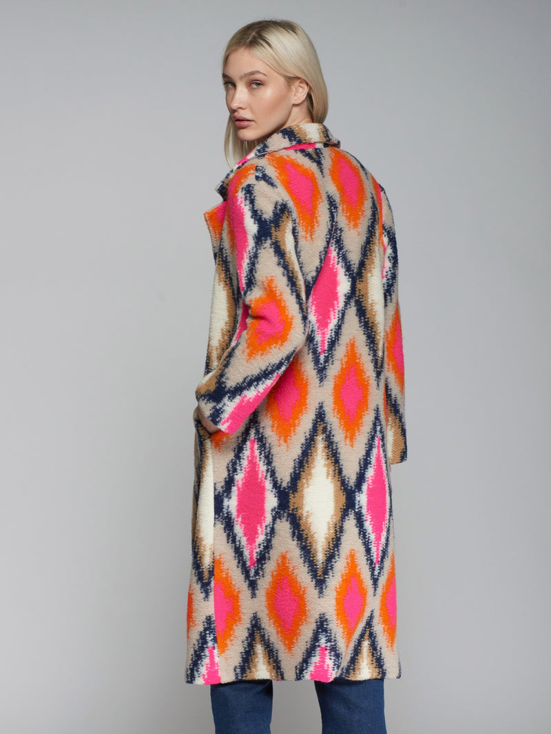 Ikat Lana Coat