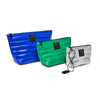 Travel Trio Organizational Pouches -  Cobalt/Kelly/Silver