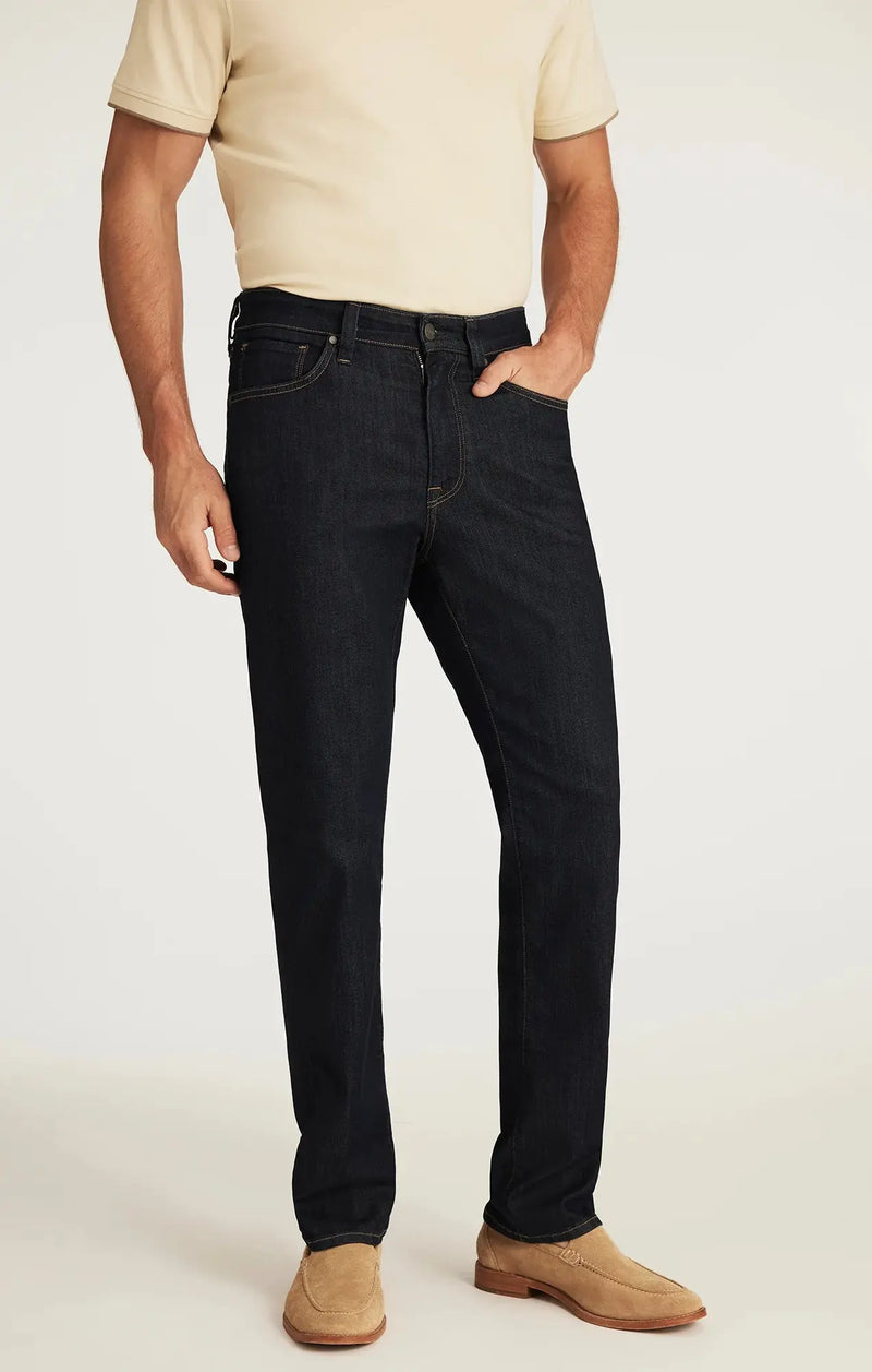 34 Heritage Charisma Relaxed Straight Jeans in Rinse Vintage Front View