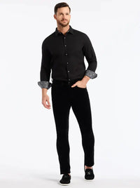 Celestial Velvet Pants - Black Robert Graham