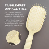 Detangler Hair Brush for Medium Hair – Tan - Full Size