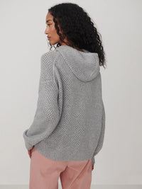 Melchie Relaxed Knit Hoodie