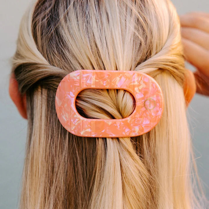 Dreamsicle Round Hair Clip (3 sizes)
