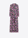 TIGER AND FLORAL SHIRT DRESS Vilagallo