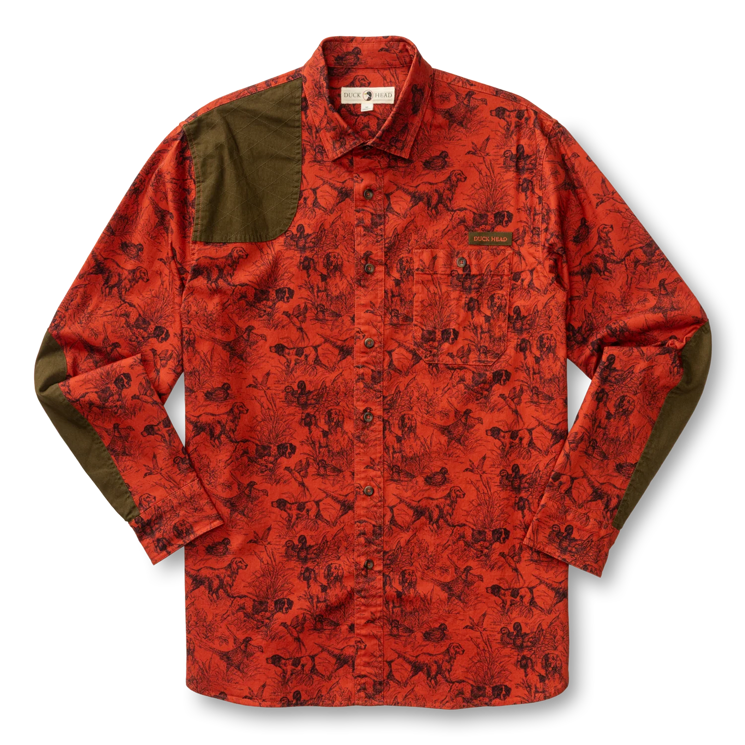 Woodland Shooting Shirt - Burnt Sienna