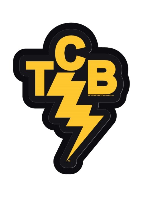 Tcb Flash Sticker TCB Sticker - Lansky Bros.