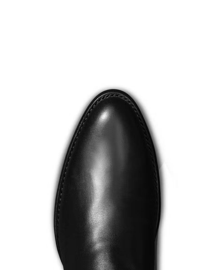 The Dean Zip Boot - Midnight/Cowhide