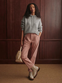Melchie Relaxed Knit Hoodie