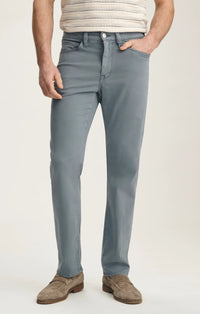 Relaxed Straight Leg Pants - Flint Stone Twill
