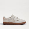 Talia Velcro Sneaker- Modern Ivory/Gold Leather